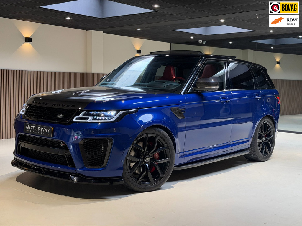 Land Rover Range Rover Sport 5.0 V8 SC SVR|pano|360|Merdian|HUD|Alcantara hemel|Carbon|Stoelverkoeling|Maxton| 56914435-0.jpg | Motorway Exclusive