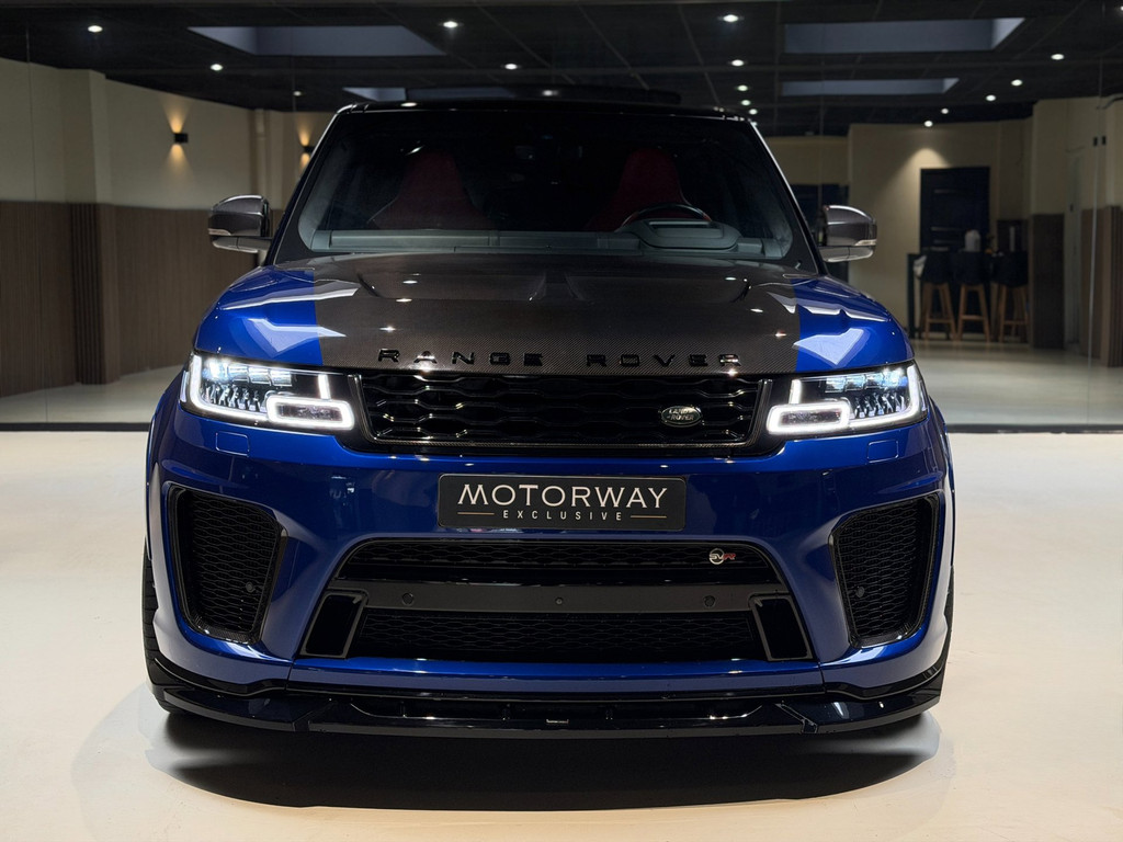 Land Rover Range Rover Sport 5.0 V8 SC SVR|pano|360|Merdian|HUD|Alcantara hemel|Carbon|Stoelverkoeling|Maxton| 56914435-1.jpg | Motorway Exclusive